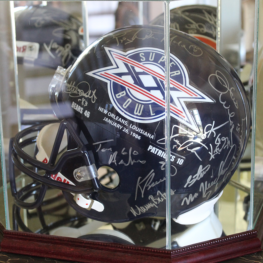 1986 Chicago Bears Autographed Super Bowl XX Helmet