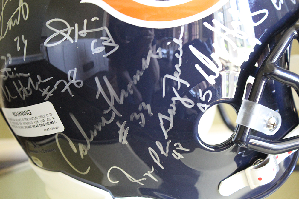 1986 Chicago Bears Autographed Super Bowl XX Helmet