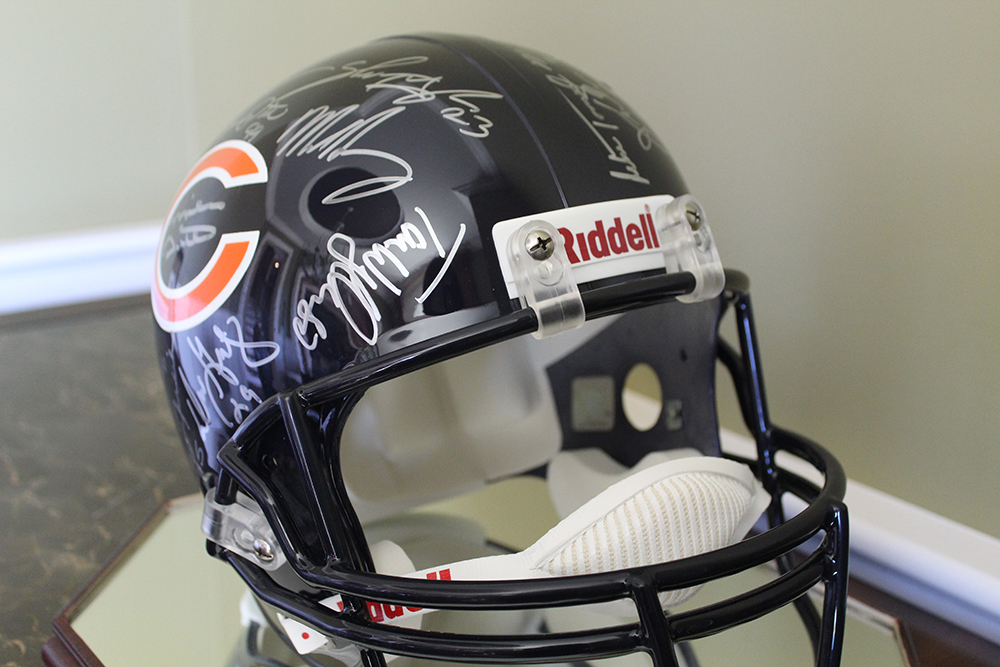1986 Chicago Bears Autographed Super Bowl XX Helmet
