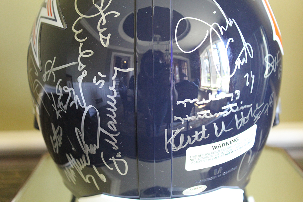 1986 Chicago Bears Autographed Super Bowl XX Helmet