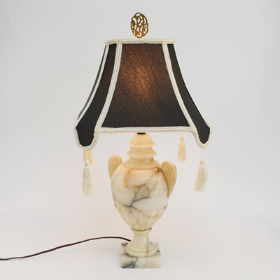 Marble Urn-Shaped Table Lamp