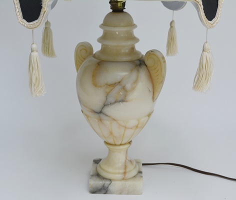 Marble Urn-Shaped Table Lamp