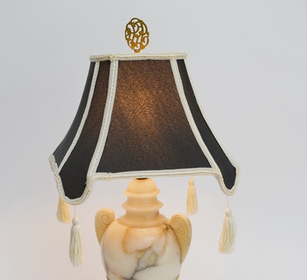 Marble Urn-Shaped Table Lamp