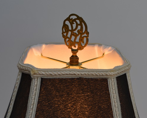 Marble Urn-Shaped Table Lamp