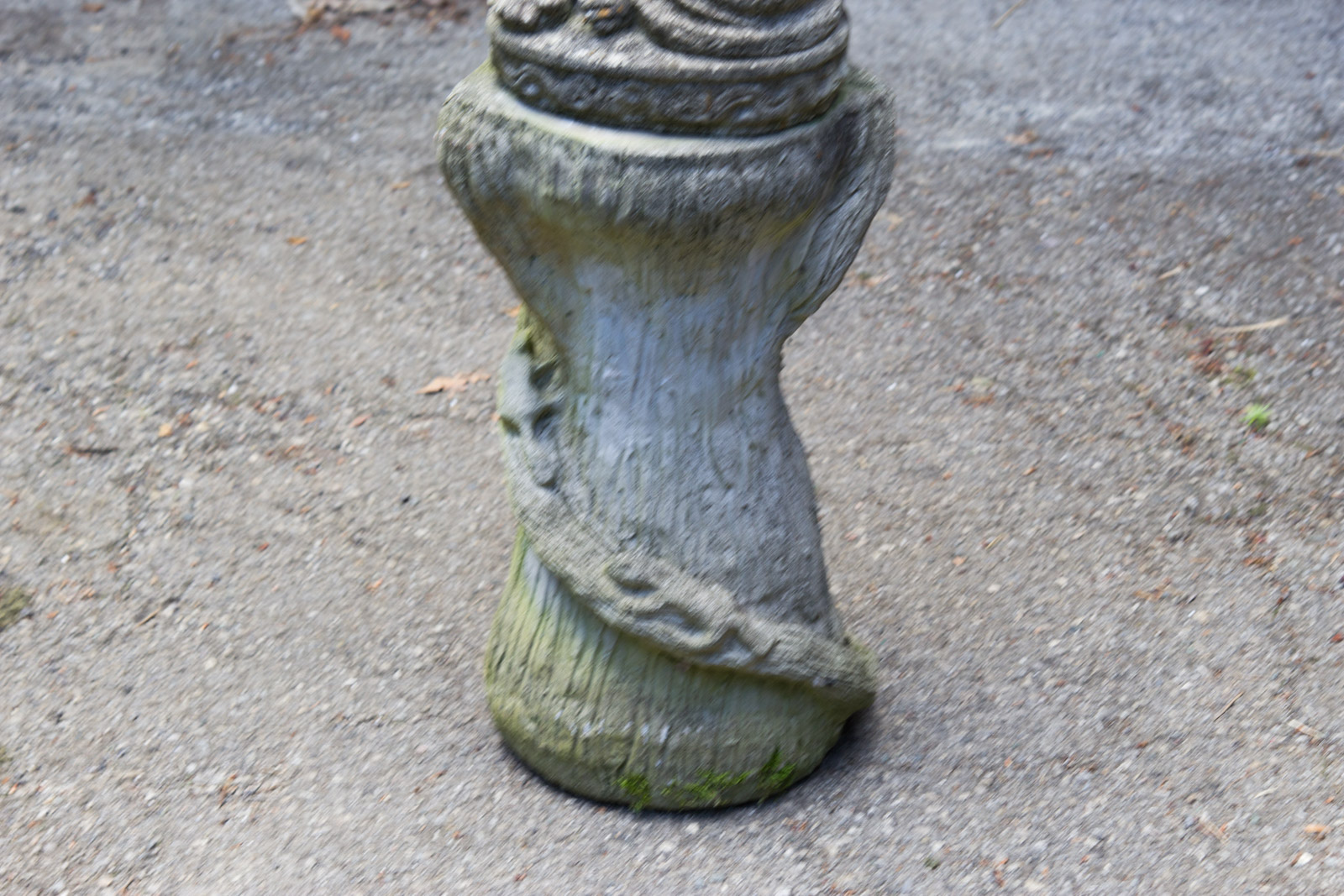 Concrete Hotei Laughing Buddha Yard Statue with Stand