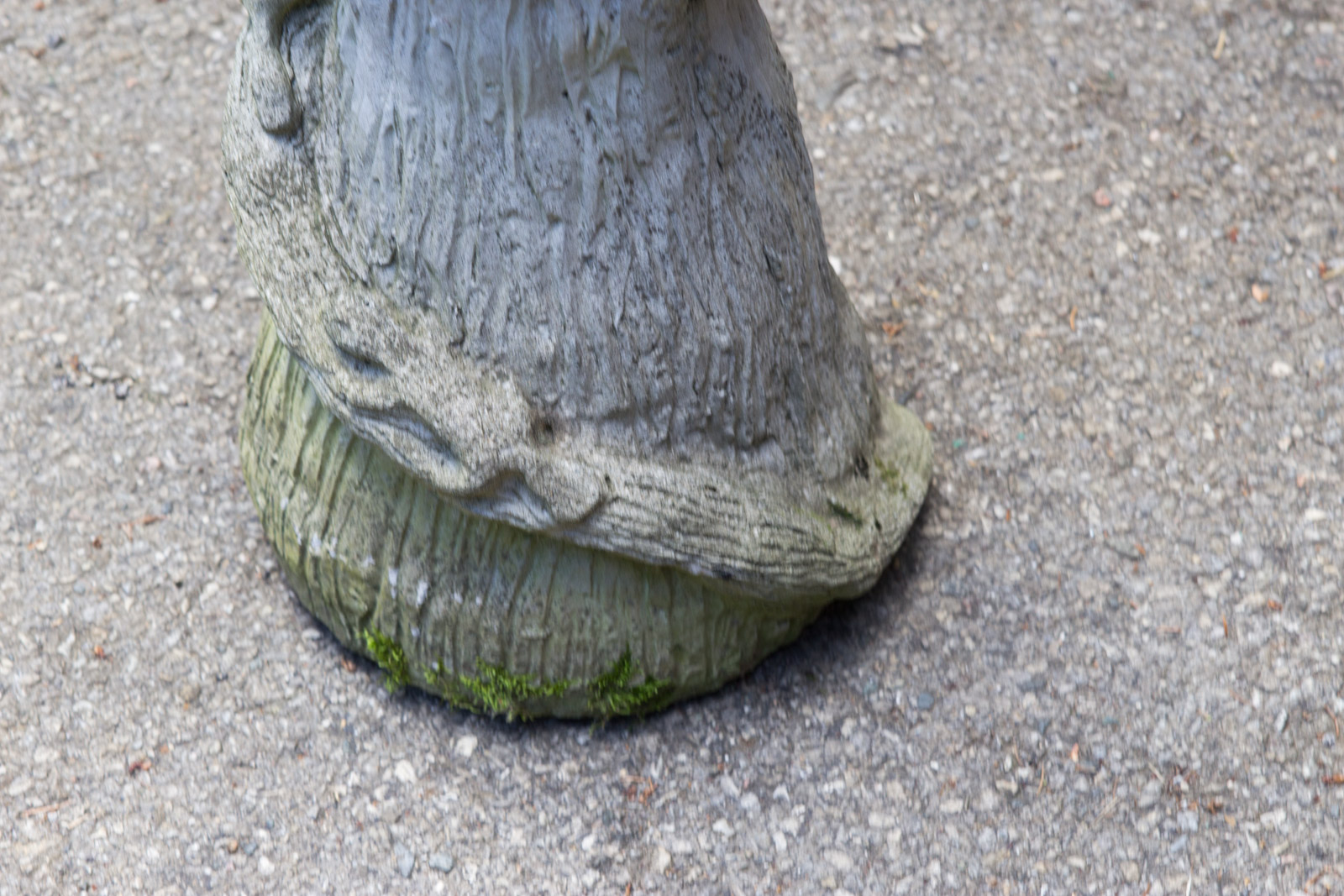 Concrete Hotei Laughing Buddha Yard Statue with Stand