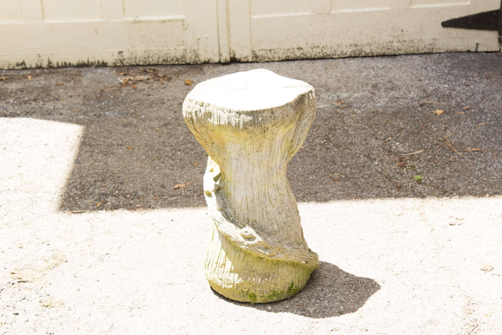 Concrete Hotei Laughing Buddha Yard Statue with Stand