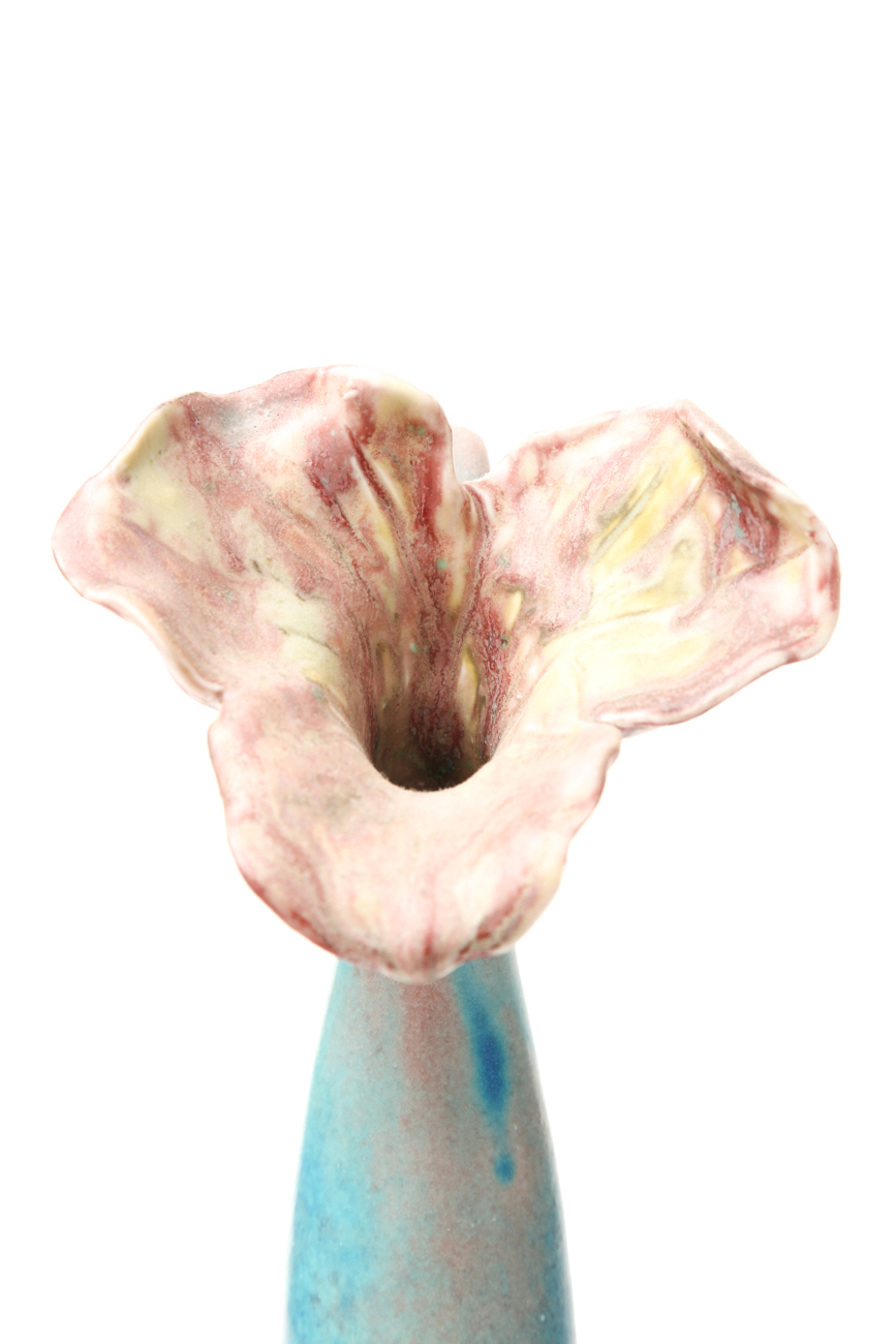 Floral Female Torso Ceramic Pitcher