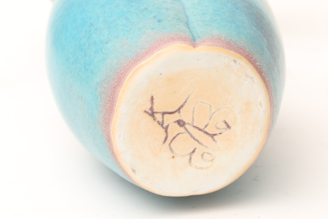 Floral Female Torso Ceramic Pitcher