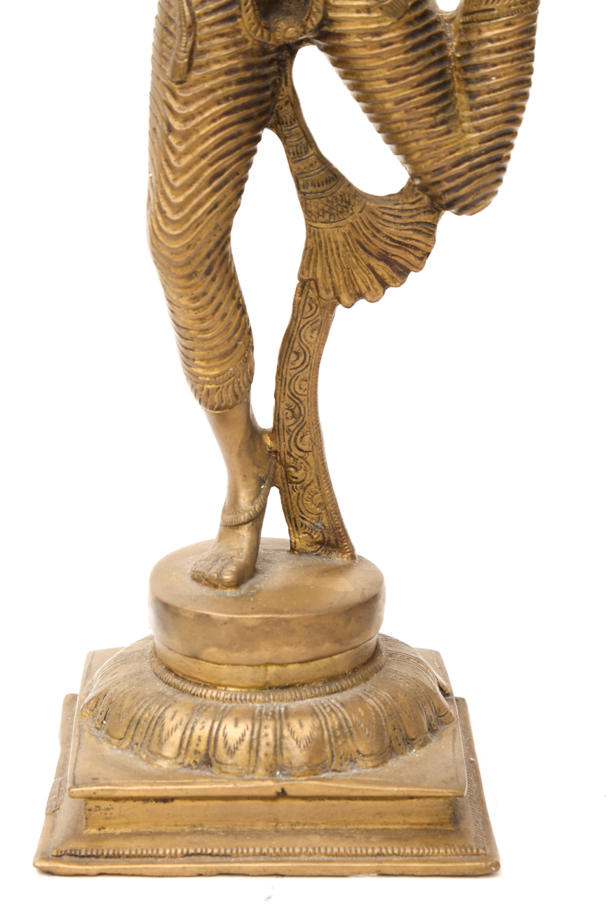 Large Bronze Indian Goddess Sculpture