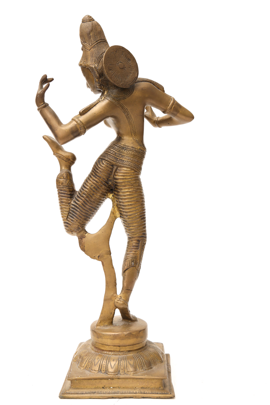 Large Bronze Indian Goddess Sculpture