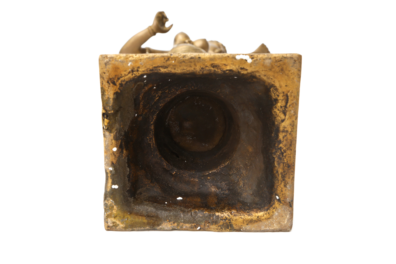 Large Bronze Indian Goddess Sculpture