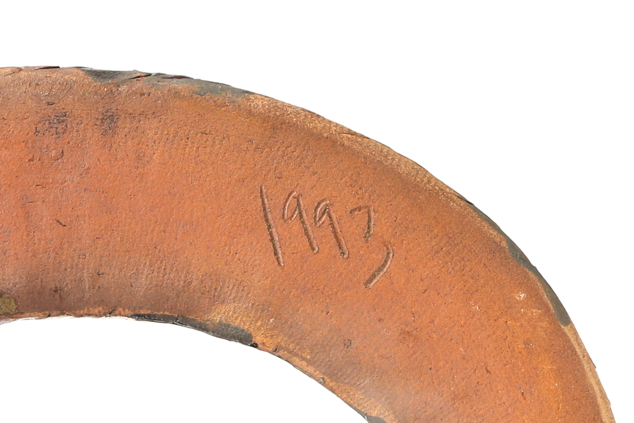 Michael + Melvin Crocker Detailed Clay Snake Sculpture