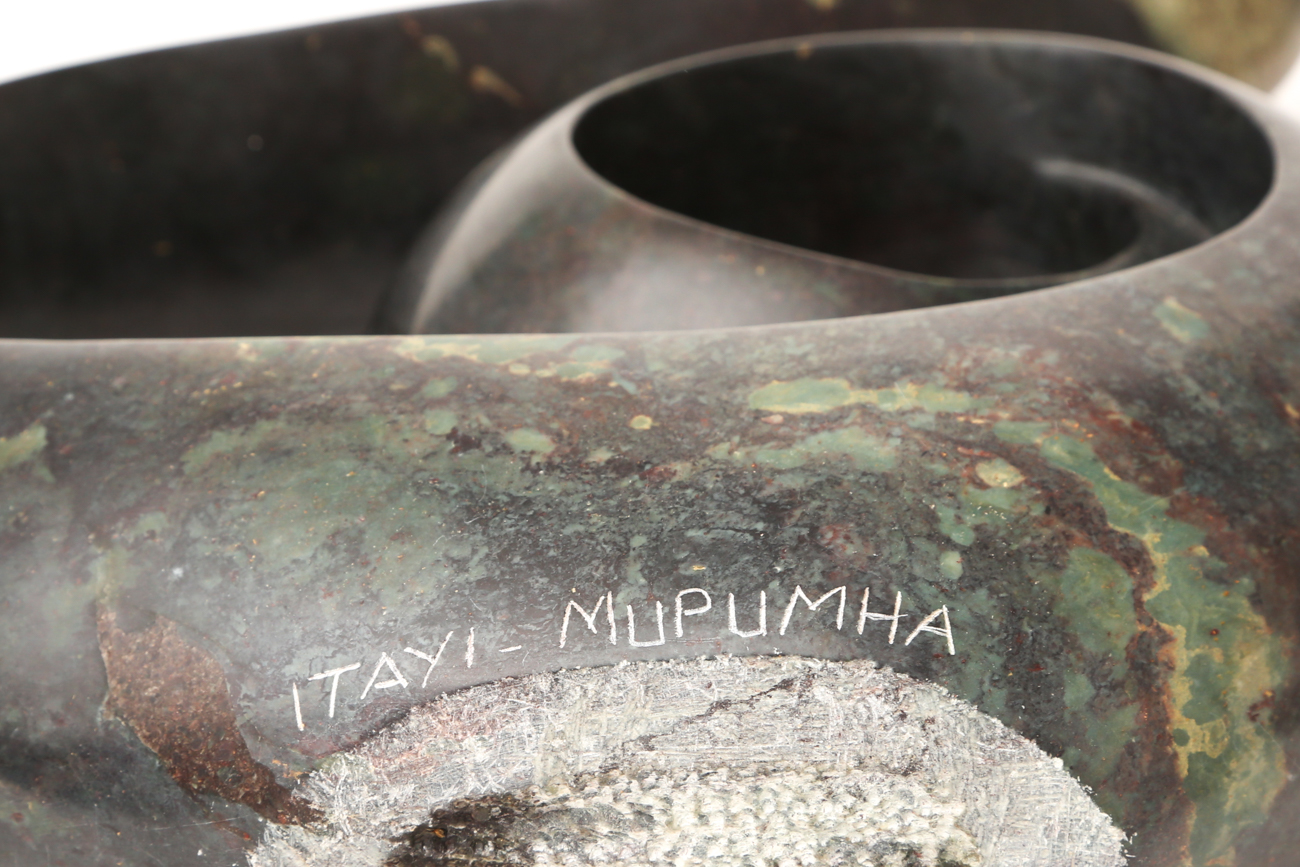 Itayi Mupamha Abstract Shona Stone Sculpture