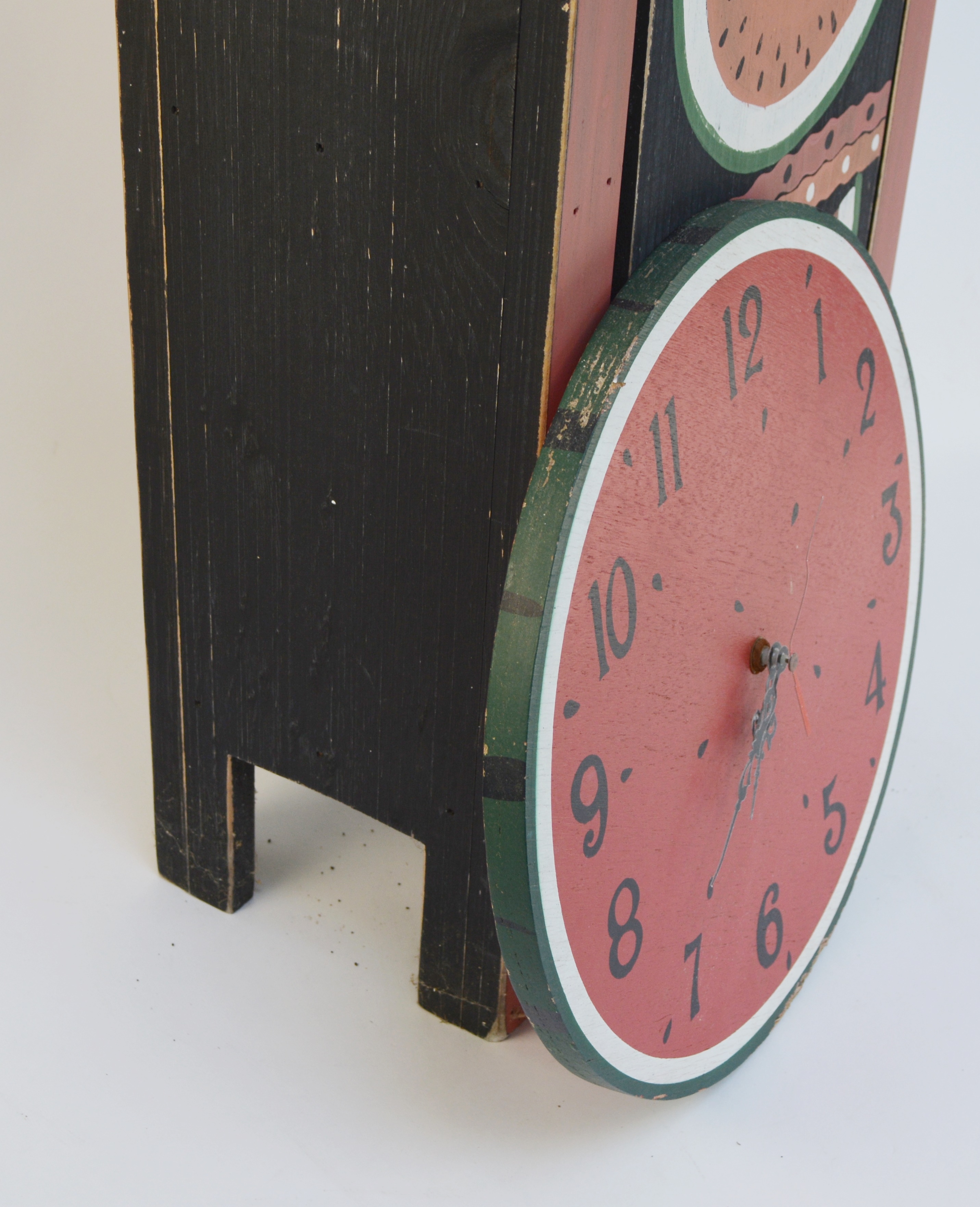 Watermelon Theme Clock and Cabinet