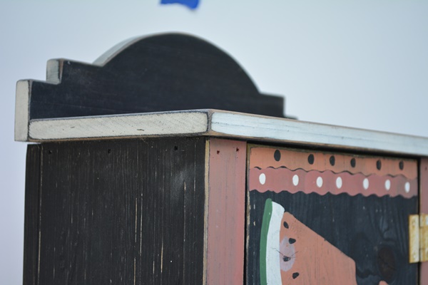 Watermelon Theme Clock and Cabinet