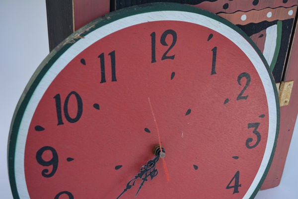 Watermelon Theme Clock and Cabinet