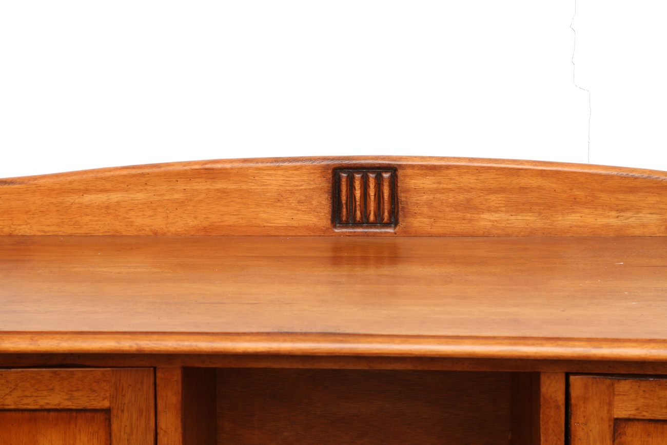 Arts And Crafts Style Stained Oak Sideboard
