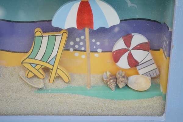 Beach Theme Powder Room Decor