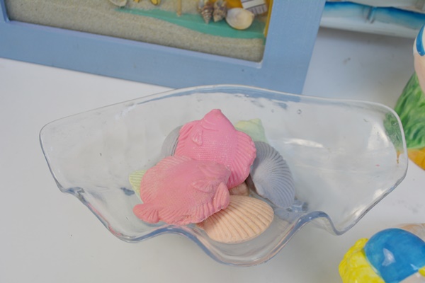 Beach Theme Powder Room Decor