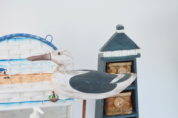 Beach Theme Powder Room Decor