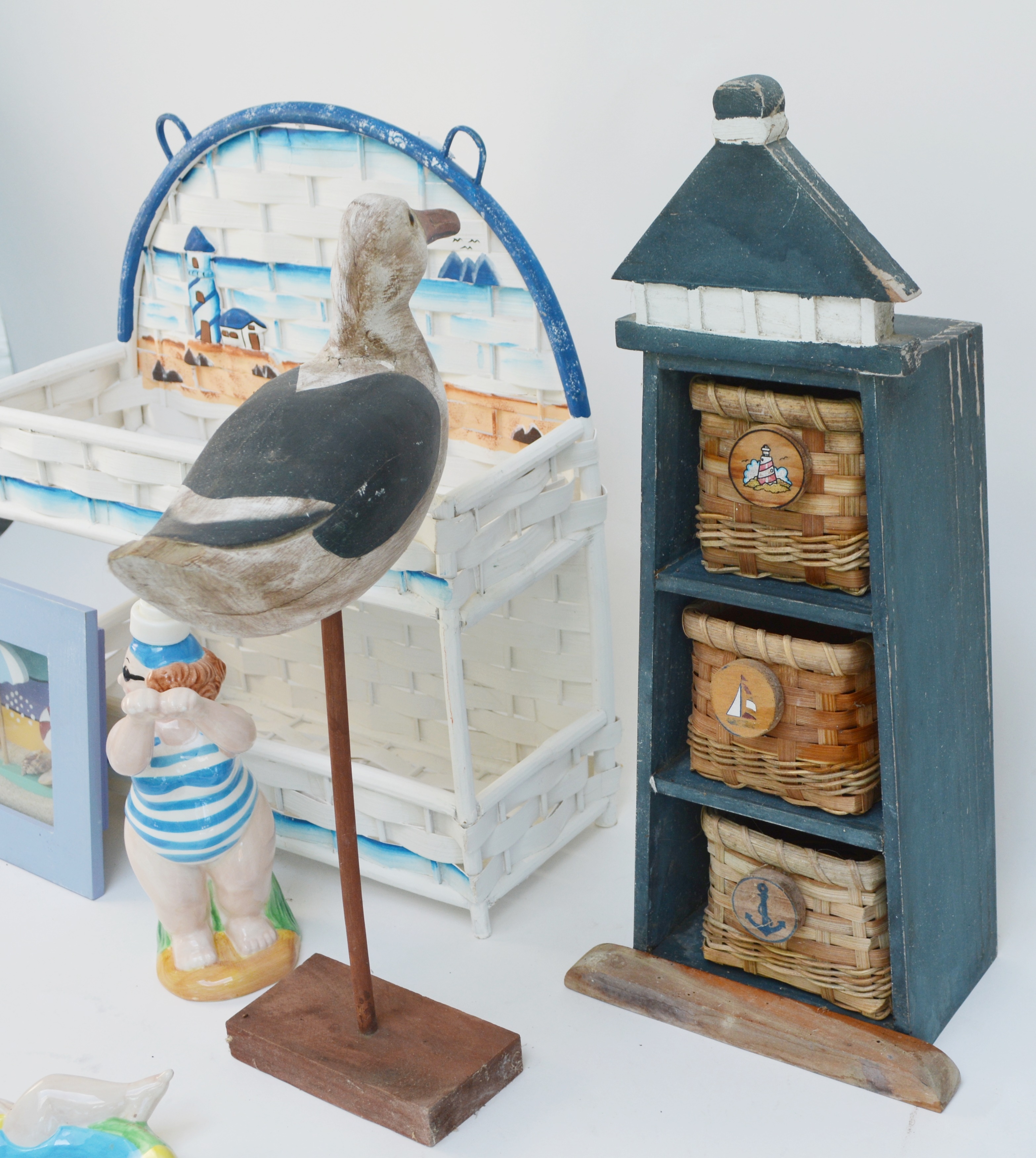 Beach Theme Powder Room Decor