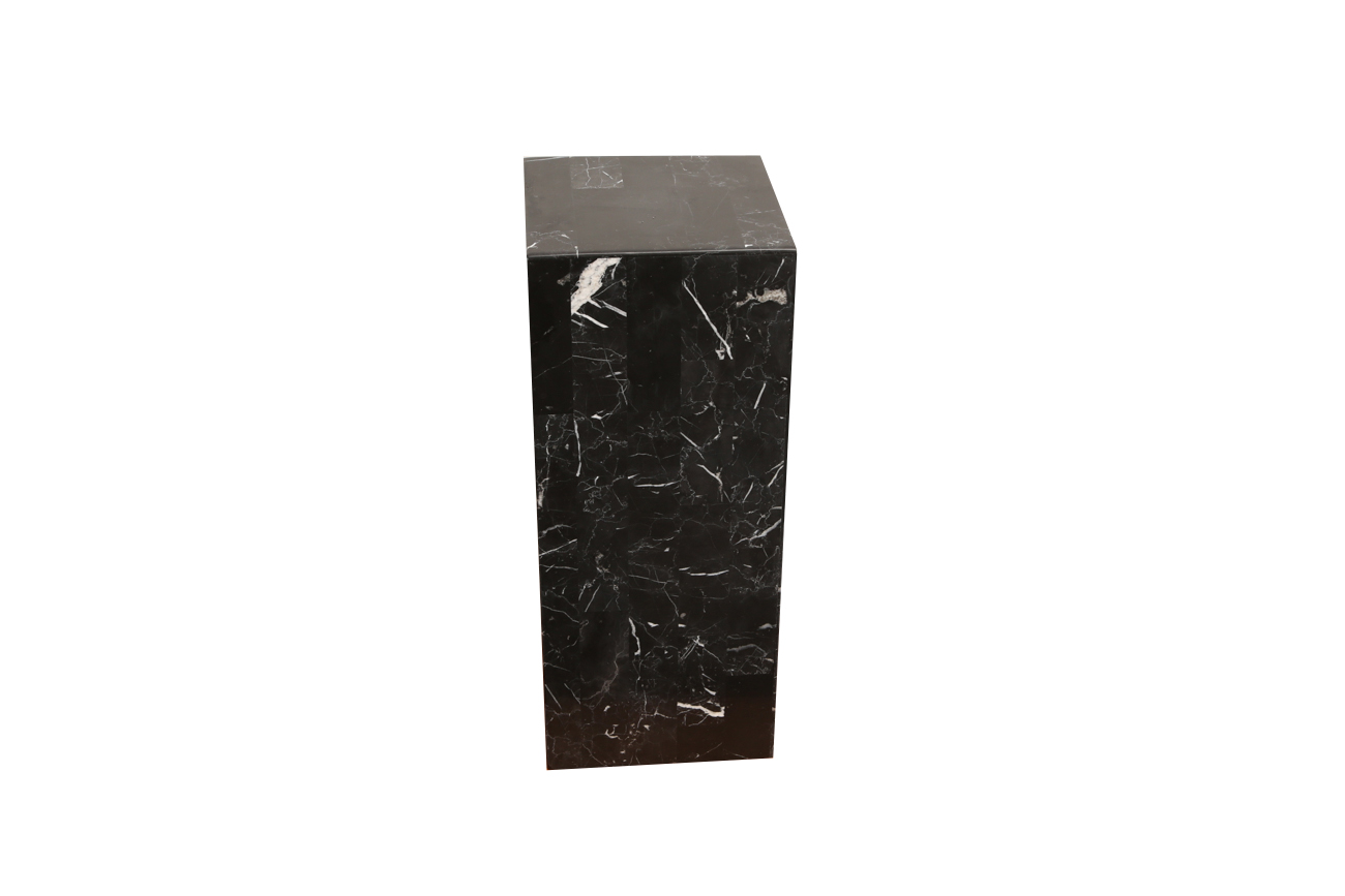 Black Marble Display Pedestal