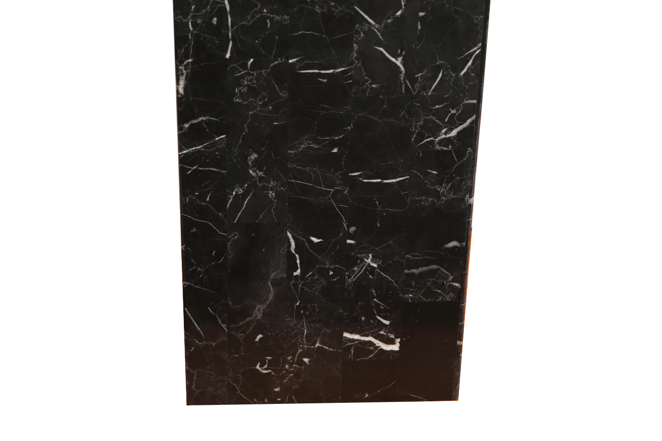 Black Marble Display Pedestal