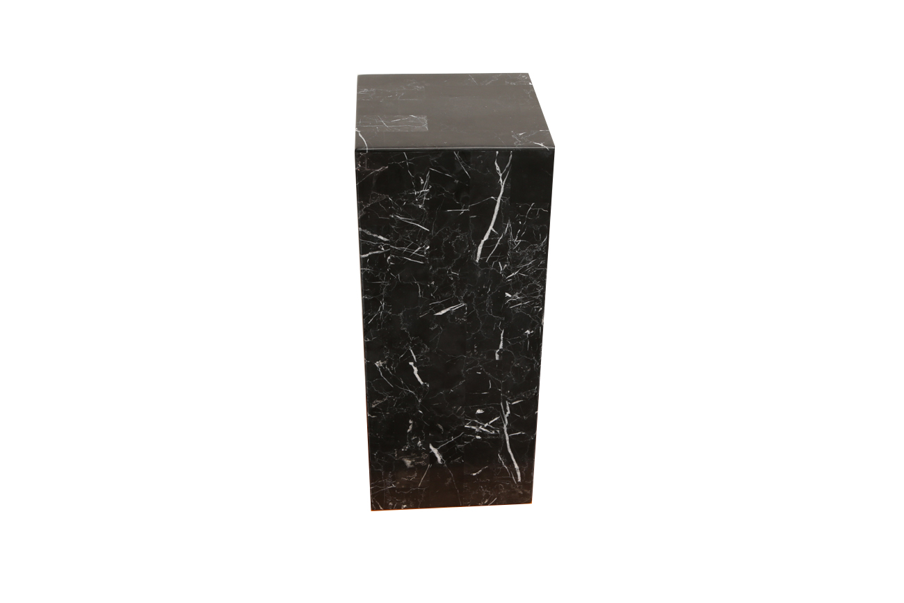 Black Marble Display Pedestal