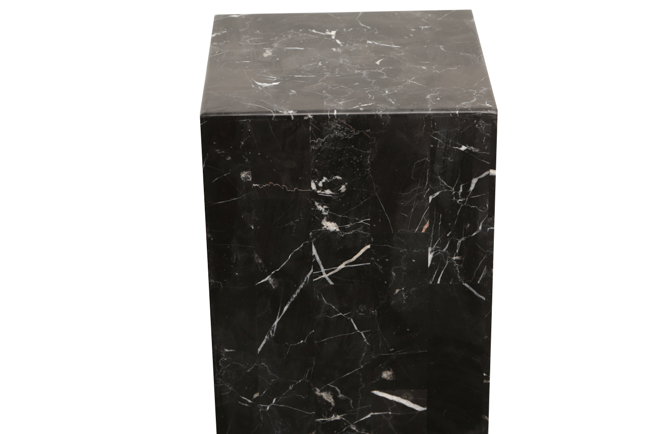 Black Marble Display Pedestal