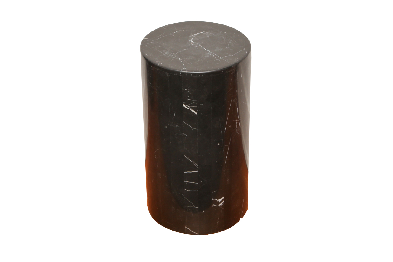 Short Circular Marble Display Pedestal