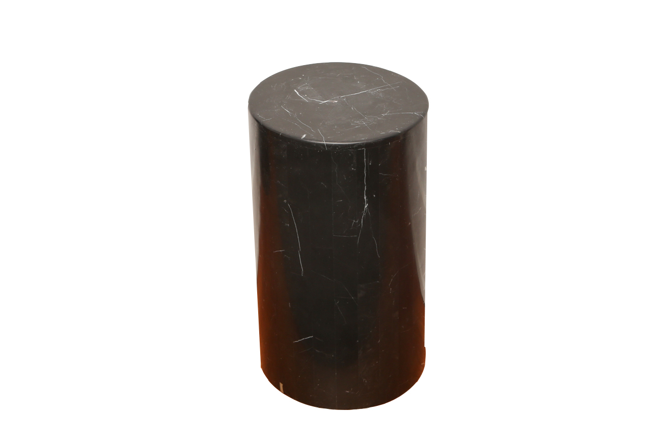 Short Circular Marble Display Pedestal