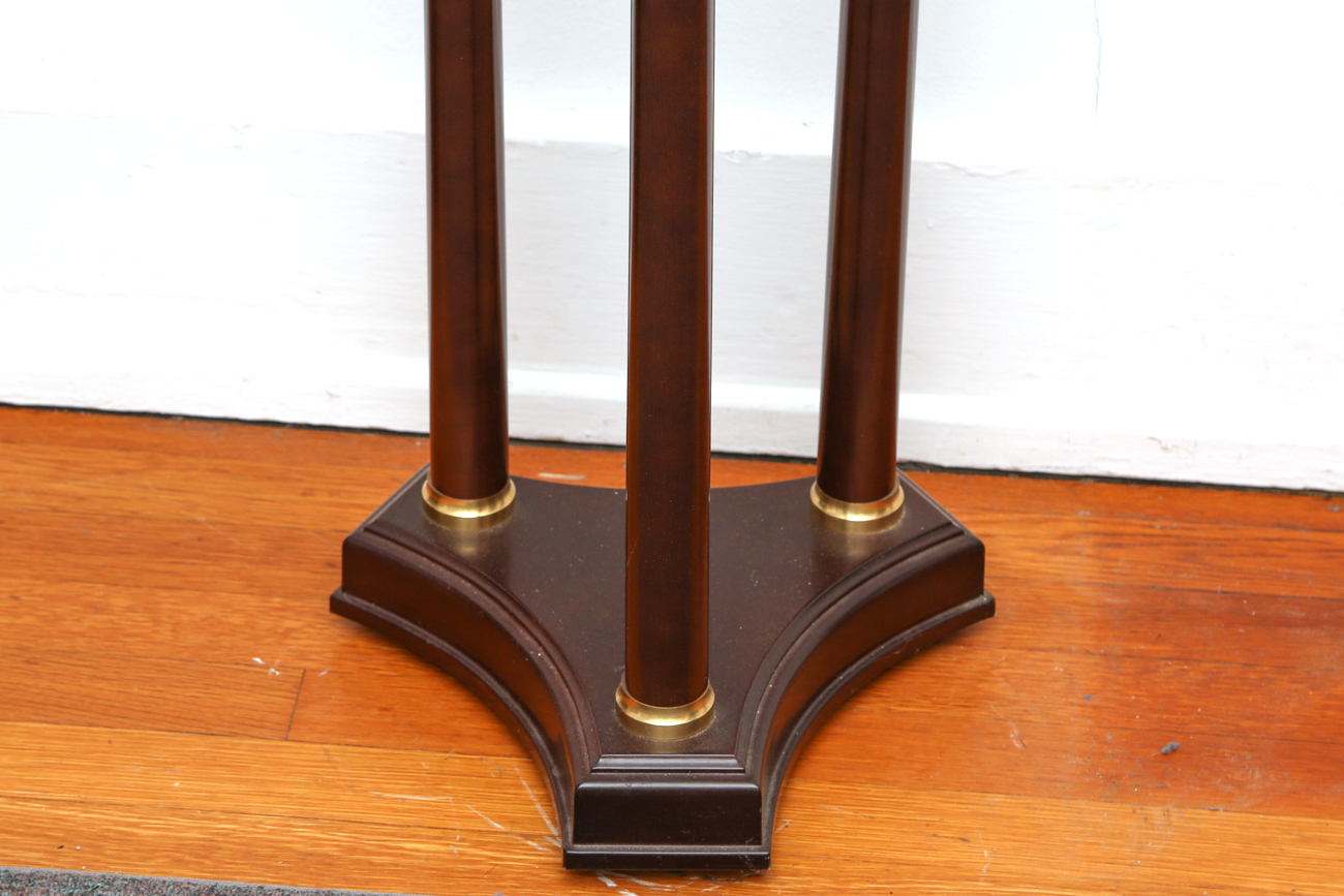 Federal Style Marble Top Display Pedestal