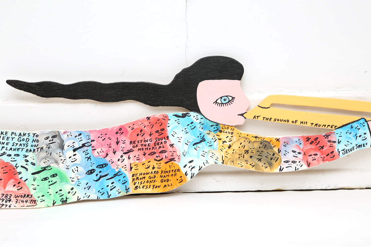 Reverend Howard Finster "Resting Souls Of The Dead Memorial" Angel