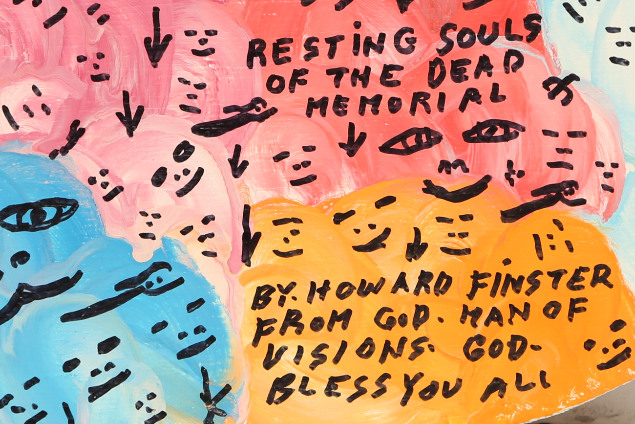 Reverend Howard Finster "Resting Souls Of The Dead Memorial" Angel