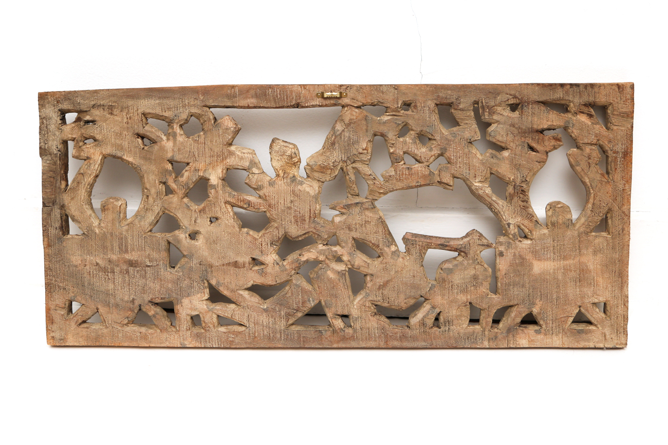 Hand Carved Wooden Wall Art