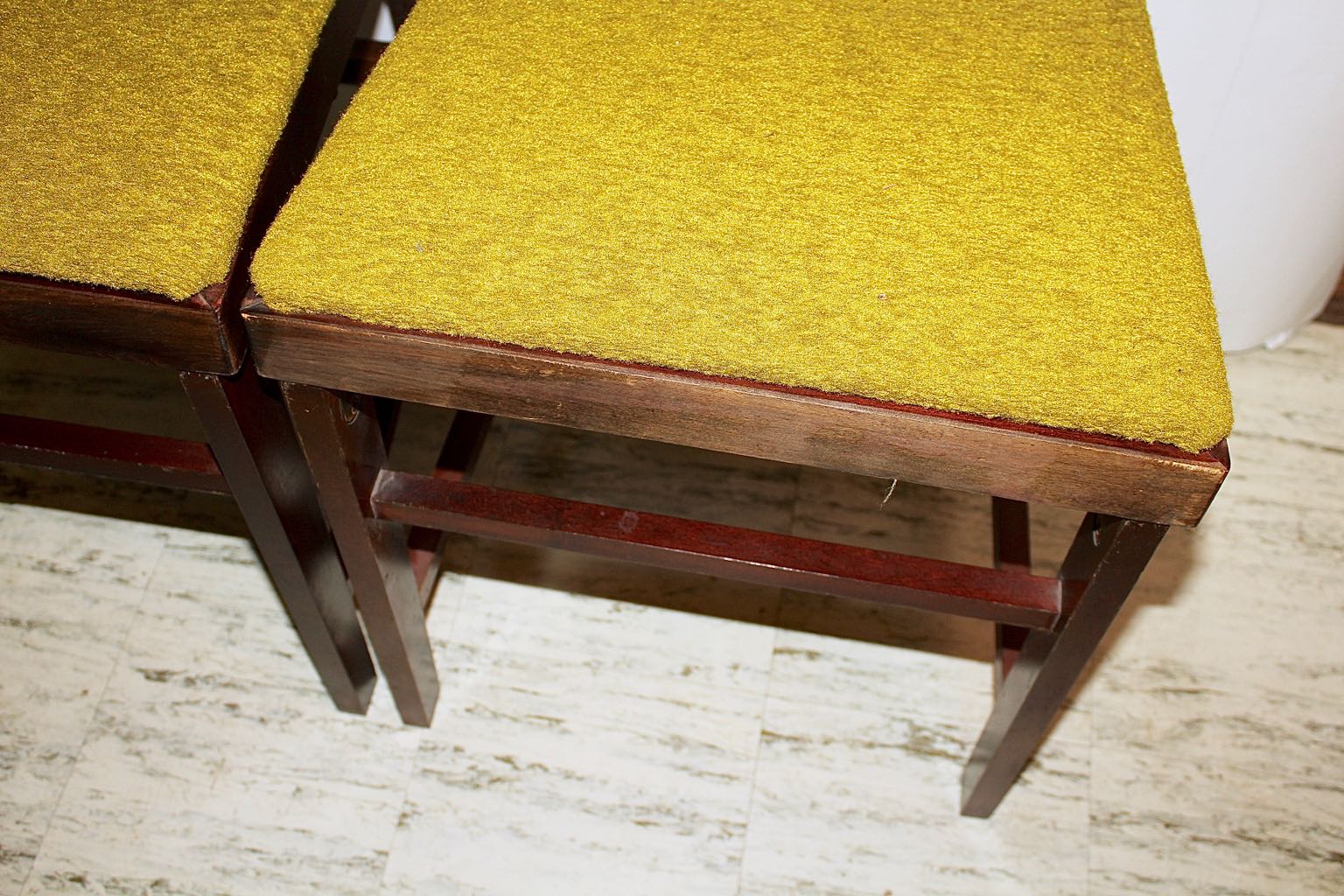 Set of Four Mid-Century Norquist "Coronet" Wood Folding Chairs