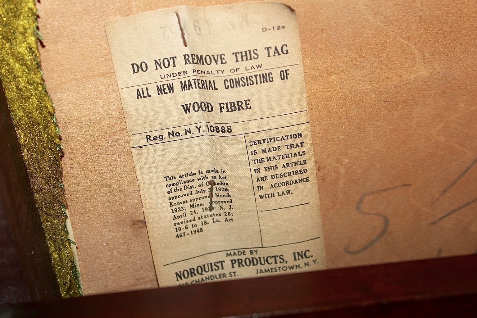 Set of Four Mid-Century Norquist "Coronet" Wood Folding Chairs