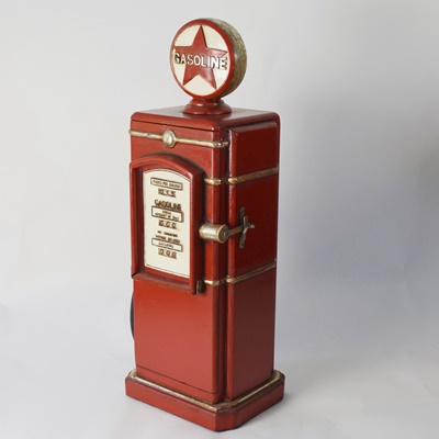 Vintage Style Gasoline Pump Theme CD Holder