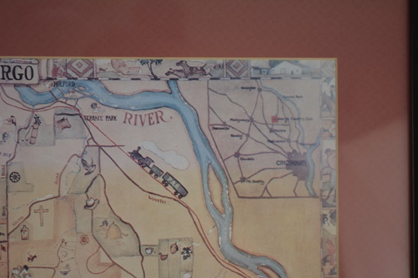 Offset Lithograph After Map of Original Camargo Painting
