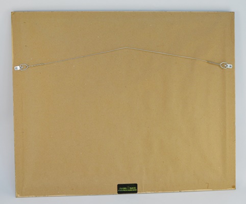 Offset Lithograph After Map of Original Camargo Painting