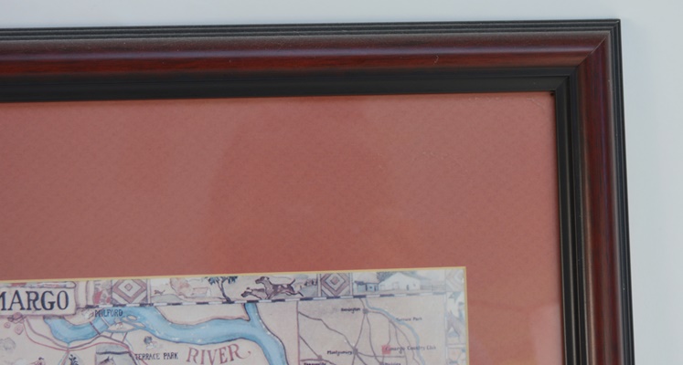 Offset Lithograph After Map of Original Camargo Painting