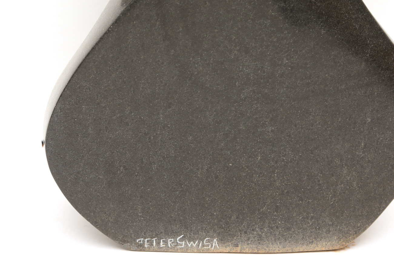 Peter Swisa Large Floral Shona Stone Sculpture