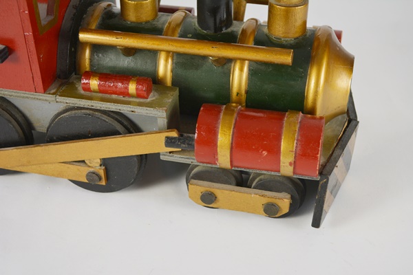 Decorative Wood Locomotive