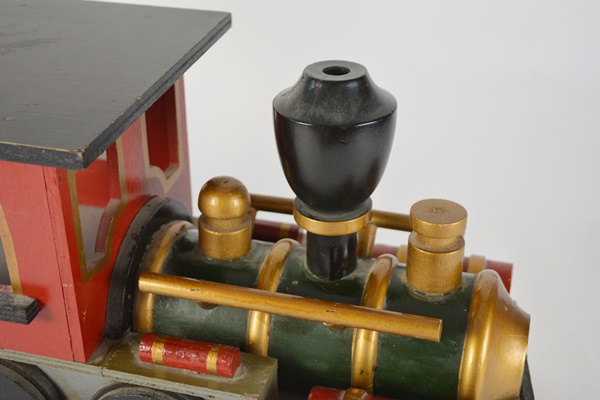 Decorative Wood Locomotive