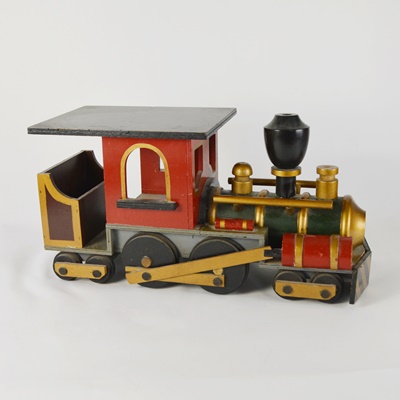 Decorative Wood Locomotive