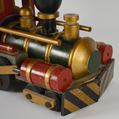 Decorative Wood Locomotive
