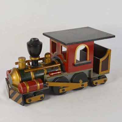 Decorative Wood Locomotive