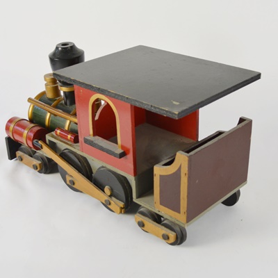 Decorative Wood Locomotive
