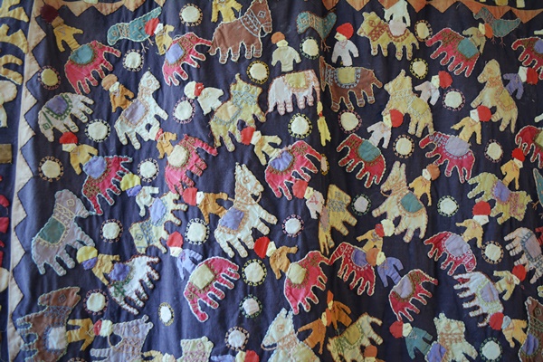 Handmade Hanging Folk Art Textile